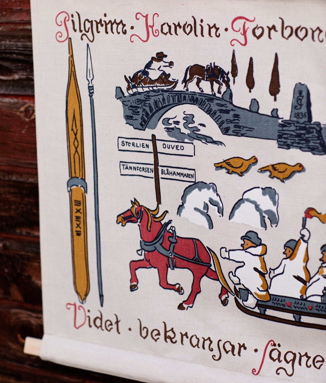 Bonad "ÅRE" Paul Sahlin - Frösö Handtryck Scandinavia