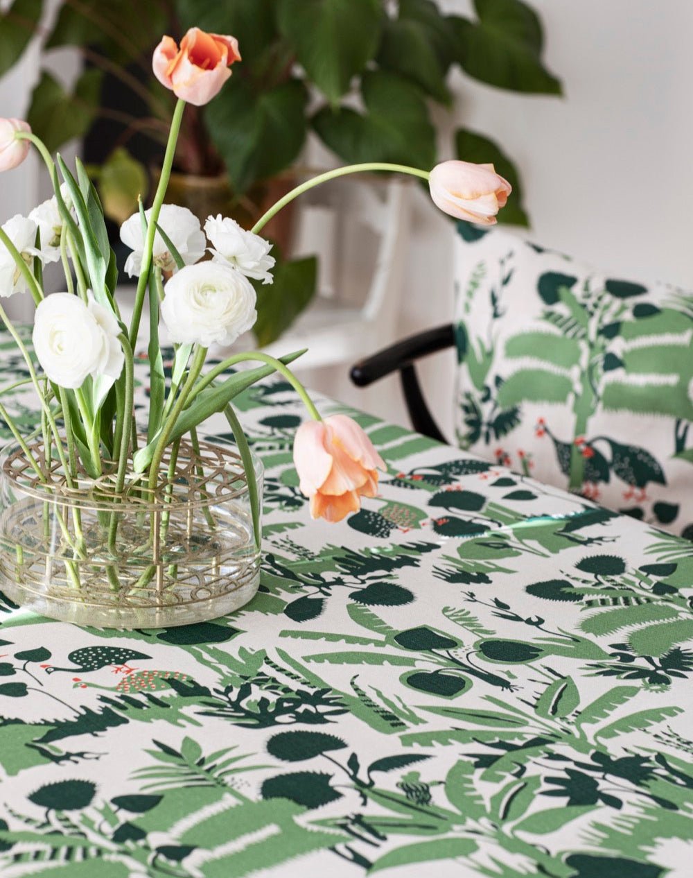 Linnetyg "Perlehøns” Natur - Frösö Handtryck Scandinavia