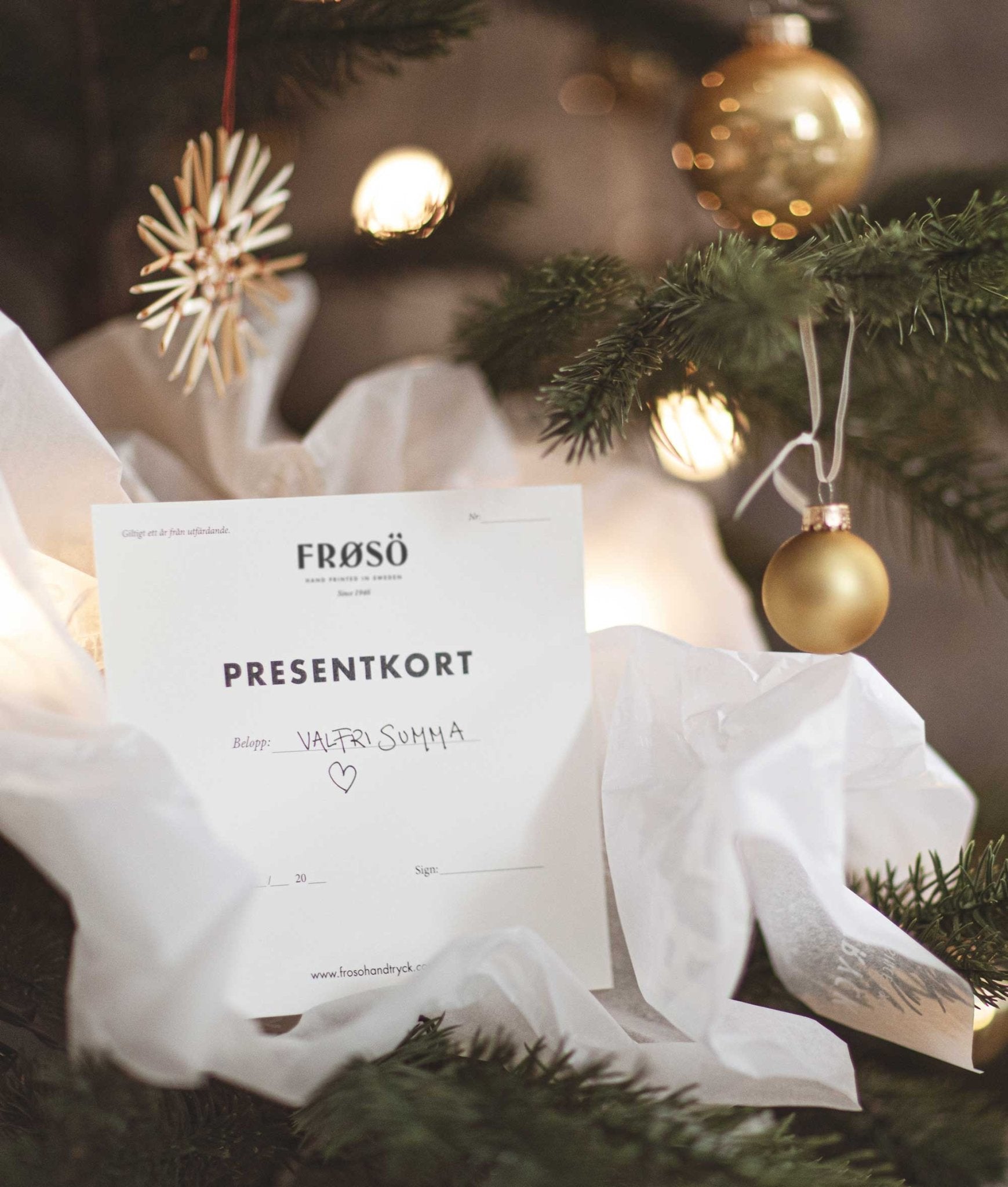 Gavekort - Frösö Handtryck Scandinavia