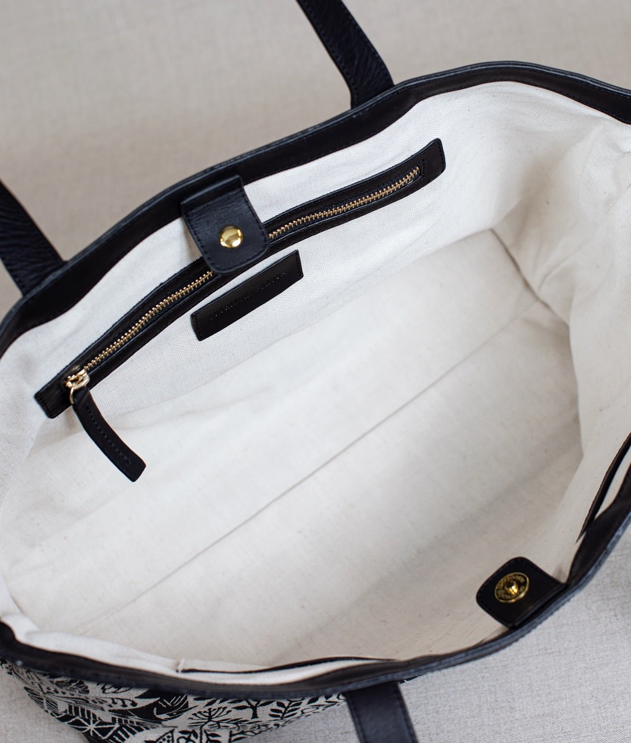 Tote MAJSAN "MORI NO SEIREI" Svart - Frösö Handtryck Scandinavia