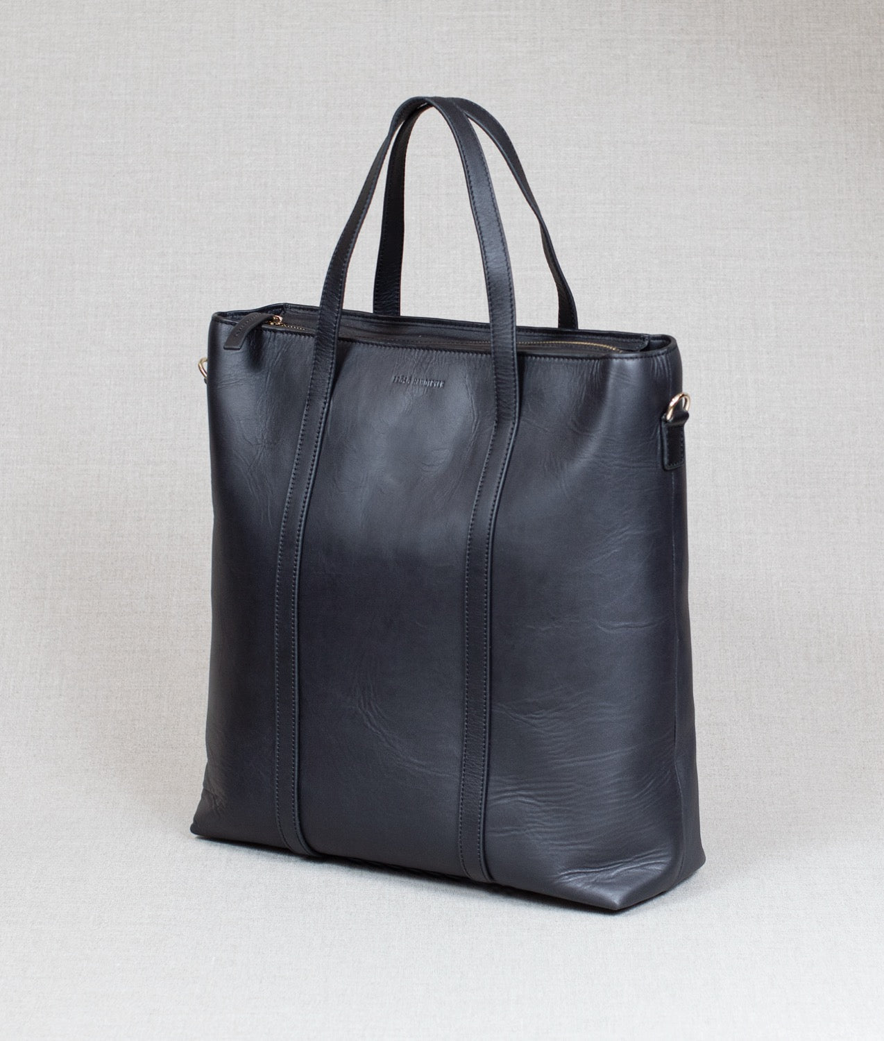 Veske "BUOYAN" Ros och Lilja " Svart - Frösö Handtryck Scandinavia