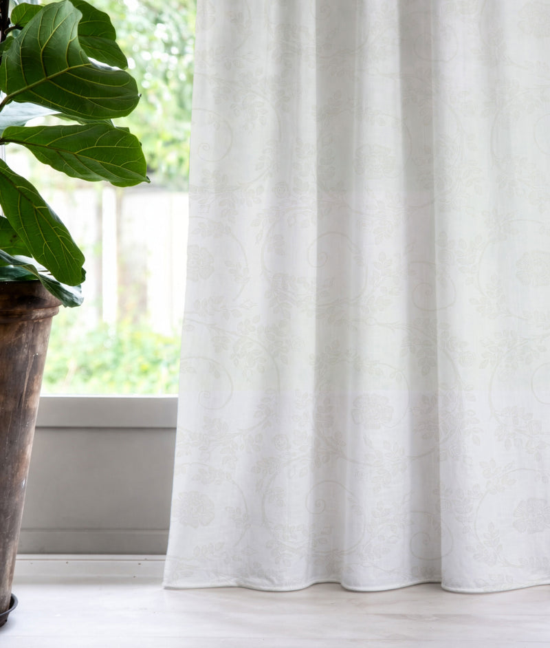 Gardin ”ROSENGÅNG” Vit