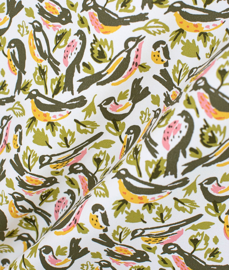 Bomullsstoff Fåglarna " - Frösö Handtryck Scandinavia