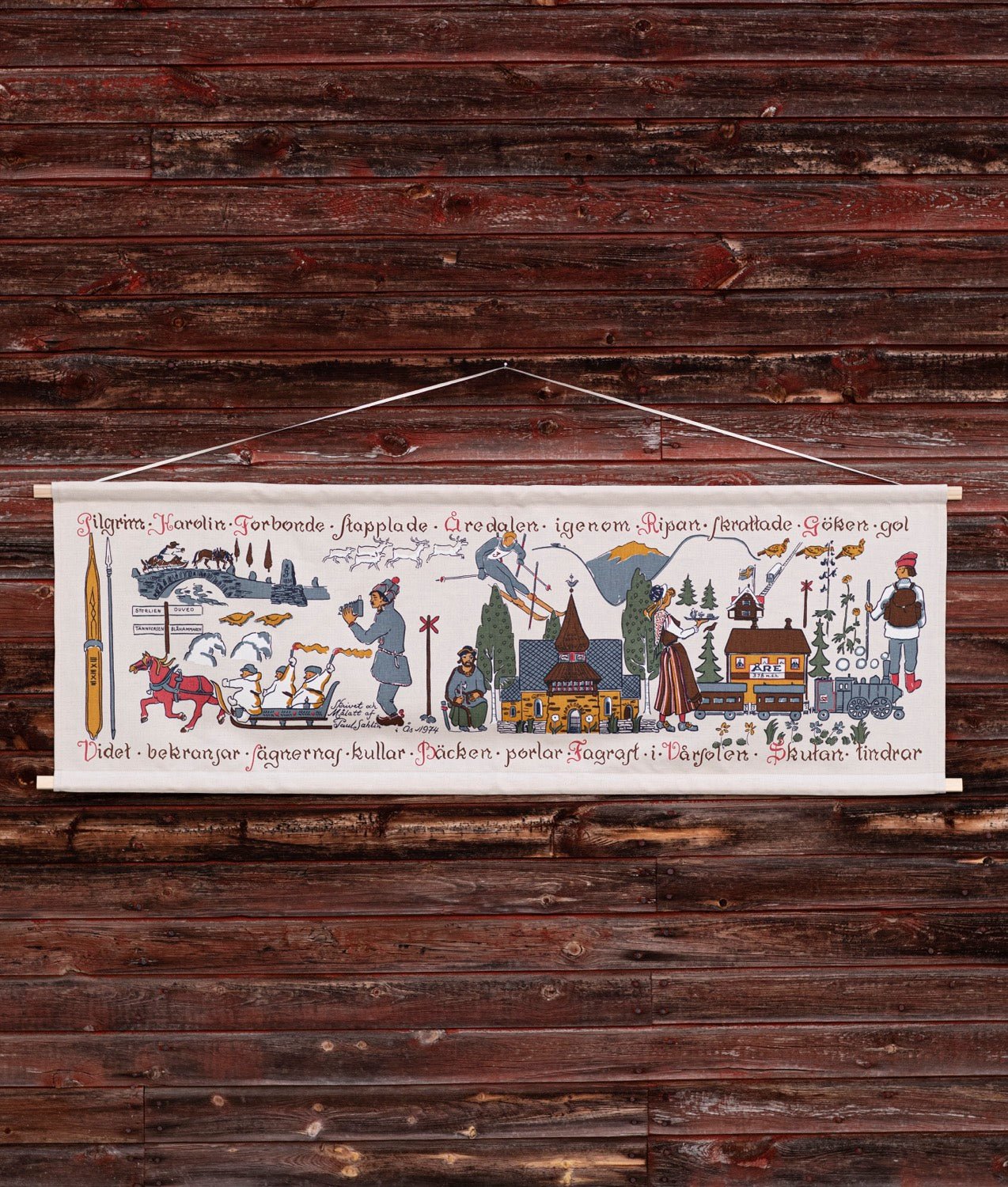 Bonad "ÅRE" Paul Sahlin - Frösö Handtryck Scandinavia