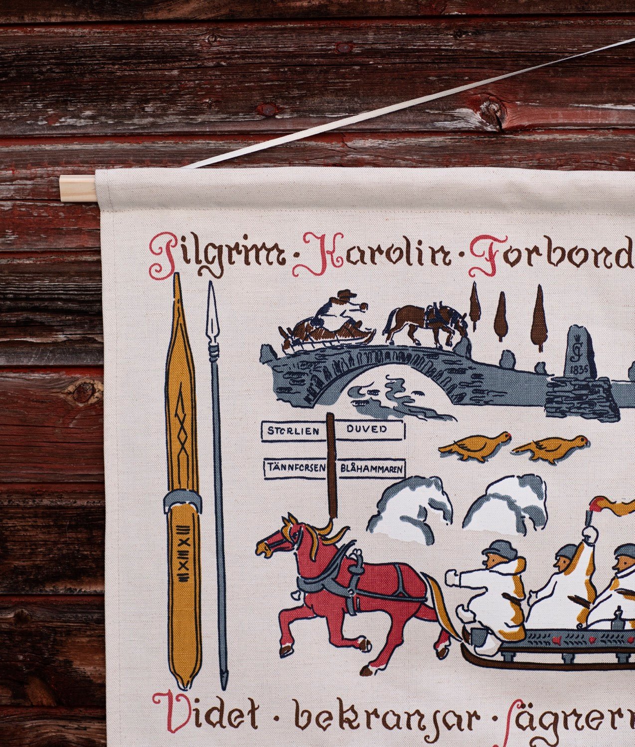 Bonad "ÅRE" Paul Sahlin - Frösö Handtryck Scandinavia