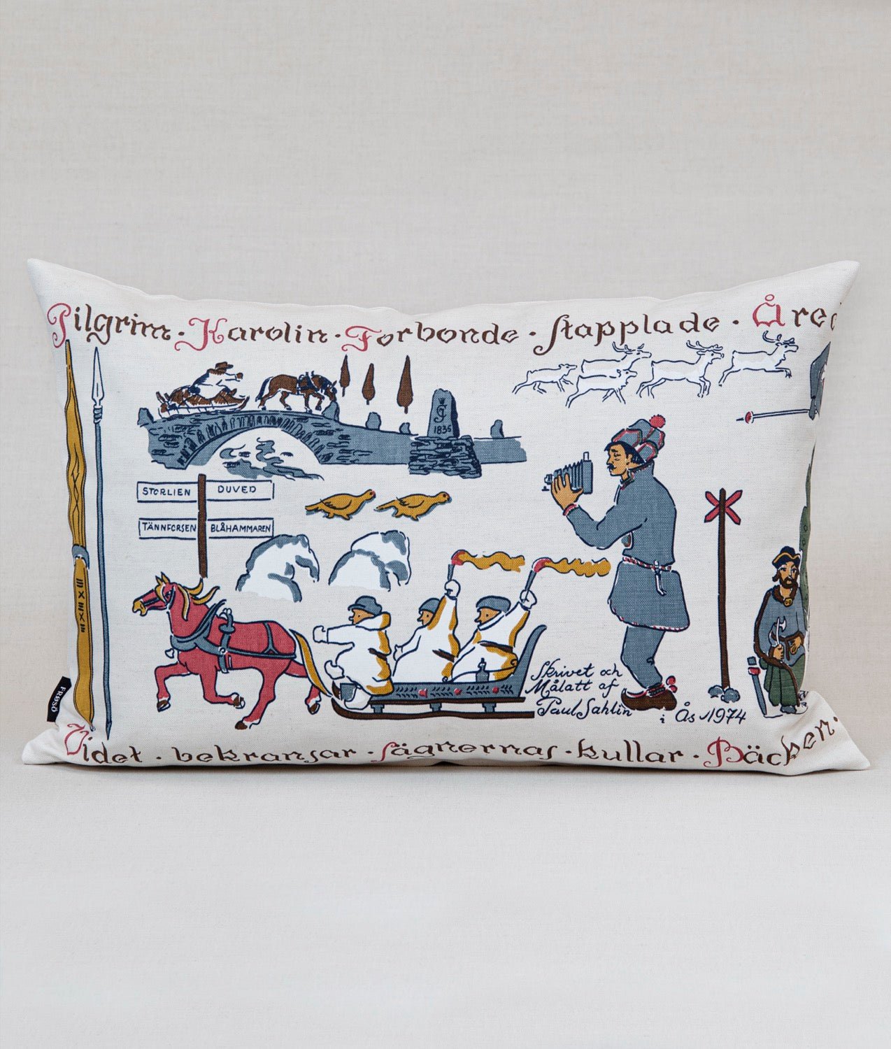 Kuddfodral ”ÅRE” 50x70 - Frösö Handtryck Scandinavia