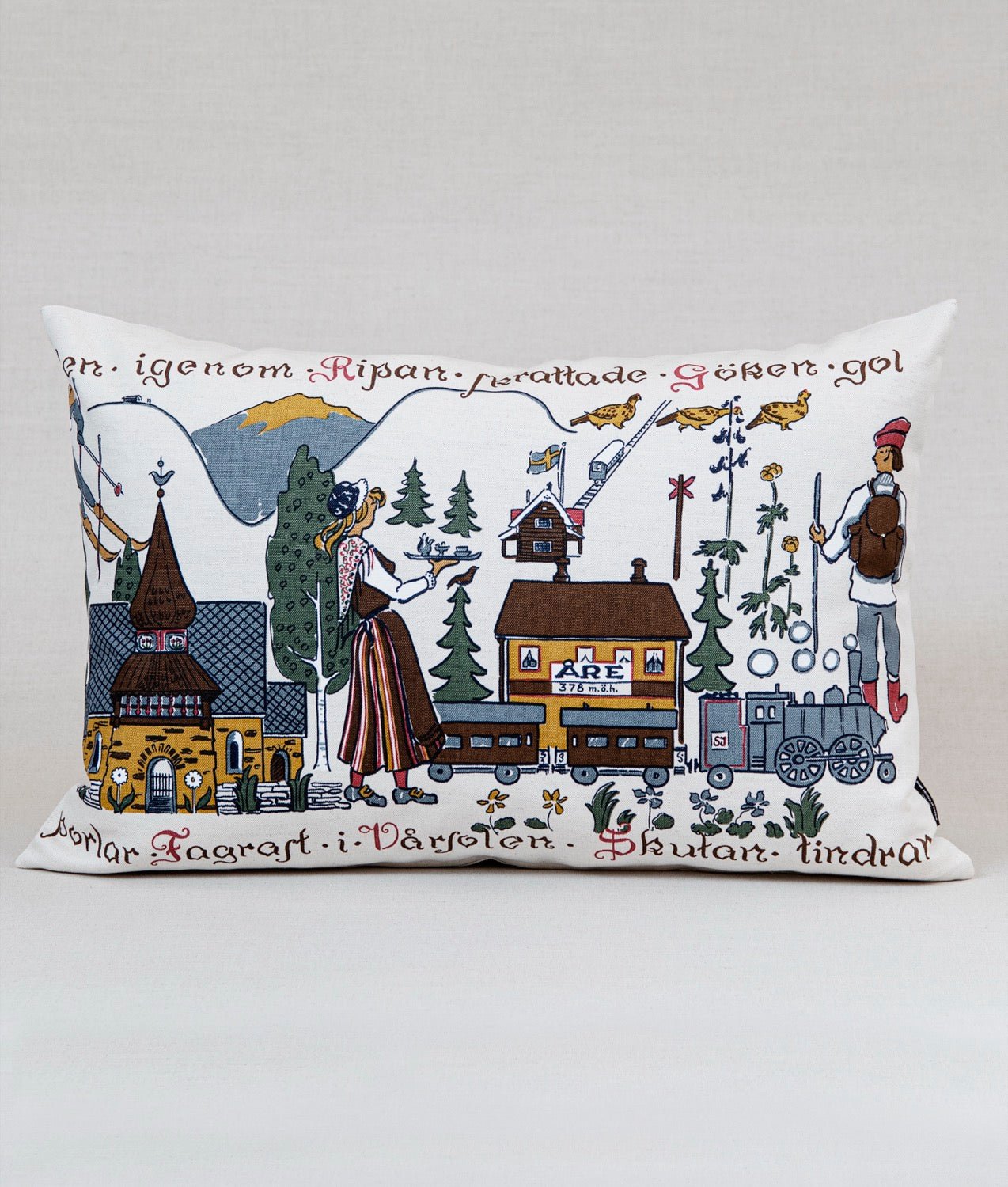 Kuddfodral ”ÅRE” 50x70 - Frösö Handtryck Scandinavia