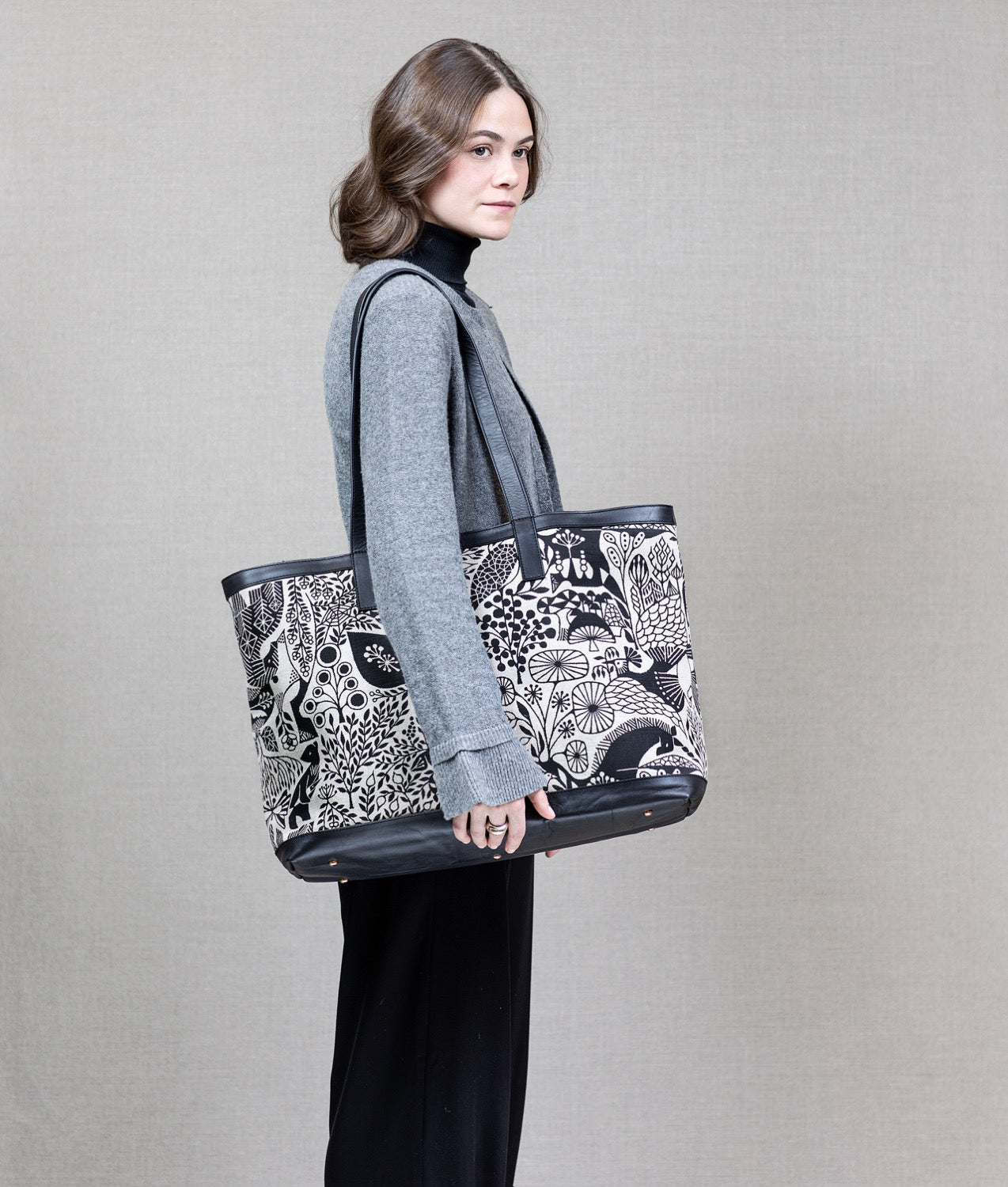 Tote MAJSAN "MORI NO SEIREI" Svart - Frösö Handtryck Scandinavia