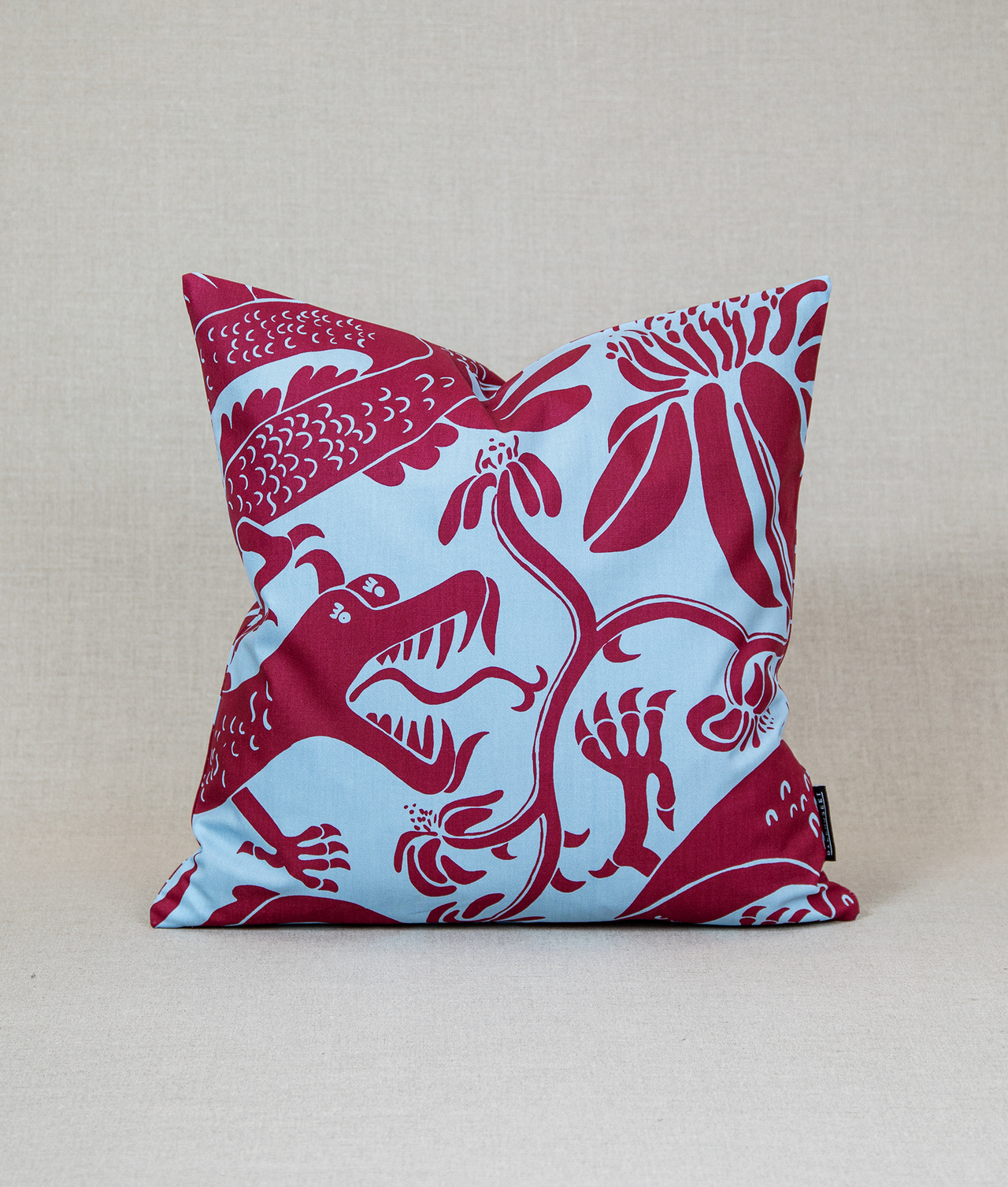 "DRAKAR" 50x50 Cotton Red -Cushion cover only