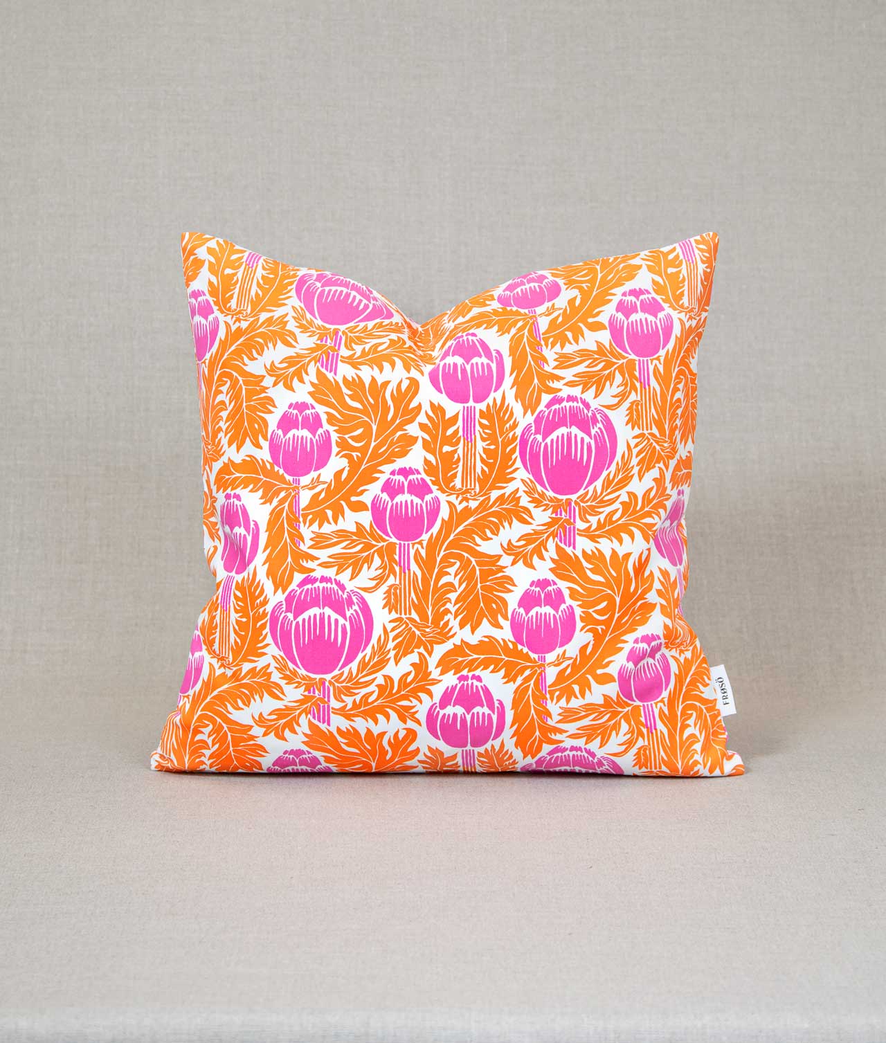 Cushion 50x50 "SKOCKOR I MÅNSKEN" Orange/Pink