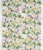Sample Linen fabric ”Ros & Lilja” White