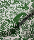 Fabric sample "MORI NO SEIREI" Green